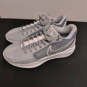 Nike Sabrina 1 TB in the "Wolf Grey/White" Basketball Shoes (Court Shoes)